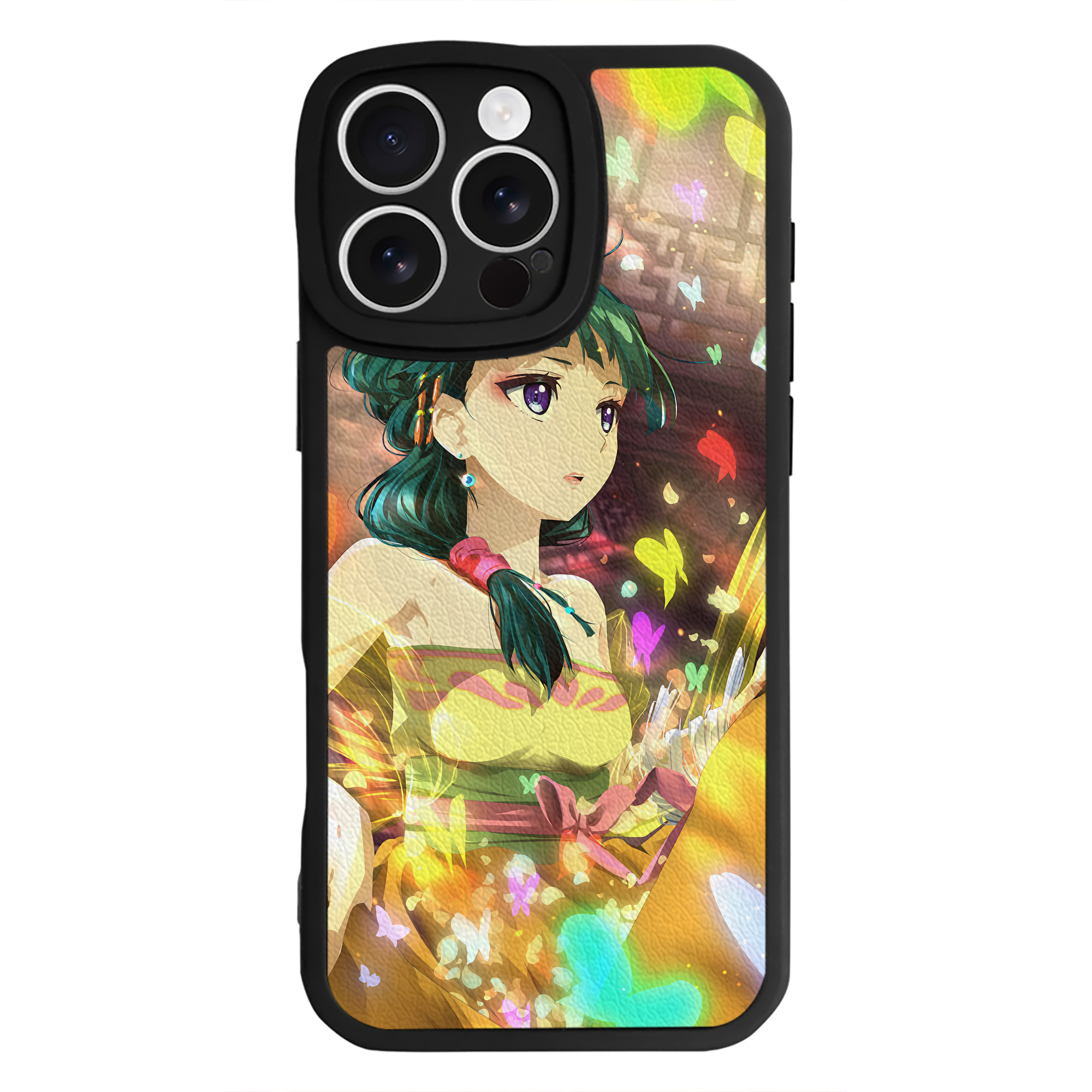 （画像用） 薬屋のひとりごと The Apothecary Diaries 【iPhone 16シリーズ対応】シリコンスマホケース（レザー調） 材質：シリコン
